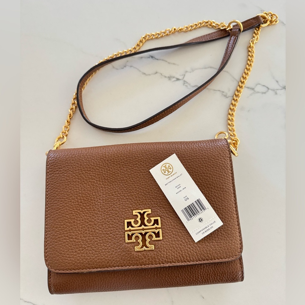 Tory Burch Britten Wallet on Chain